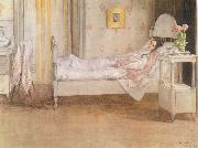 Carl Larsson Convalescence Spain oil painting artist